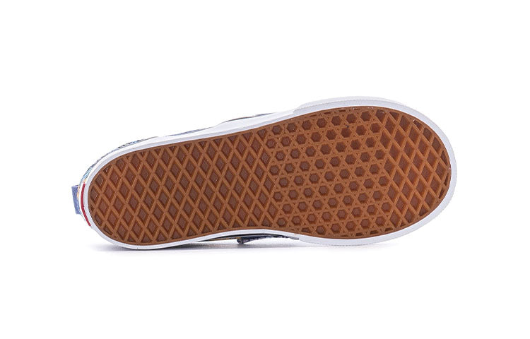 Vans Slip-On Low Tops Casual Skateboarding Shoes 'Blue Yellow' VN000UBSAS2
