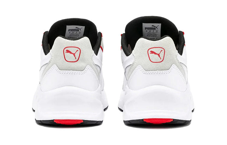 PUMA Nucleus Lux Low Top White/Grey/Red 370481-04