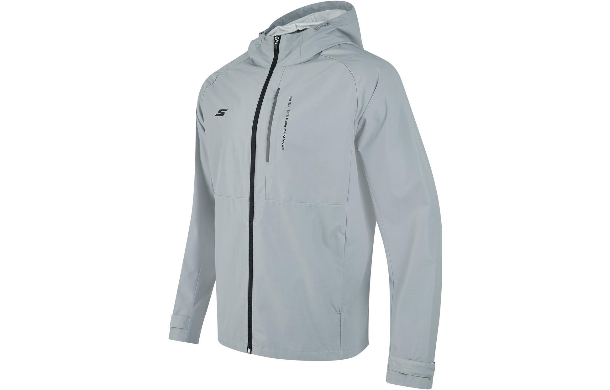 Skechers Hooded Woven 3-In-1 Down Jacket 'Grey Black' P423M114-02N6