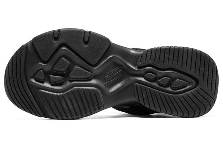 (WMNS) Skechers D'lites 4.0 Sandals 'Black Pink' 119385-BBK
