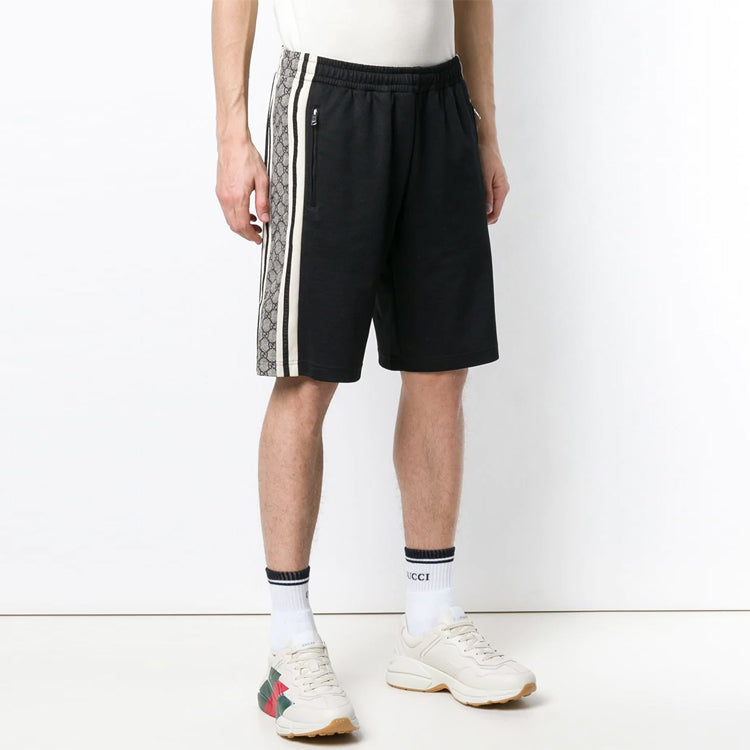 Gucci GG Supreme Track Shorts 'Black' 553921-XJAC0-1093