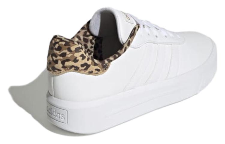 (WMNS) adidas Court Platform Shoes 'White Leopard' GW9786