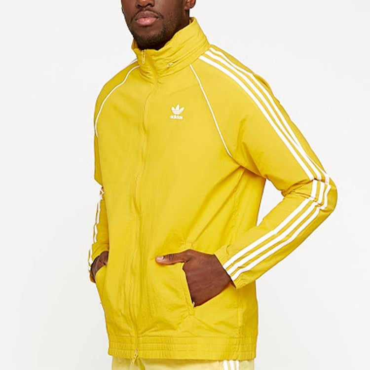 adidas originals Casual Sports Jacket Yellow CW1312