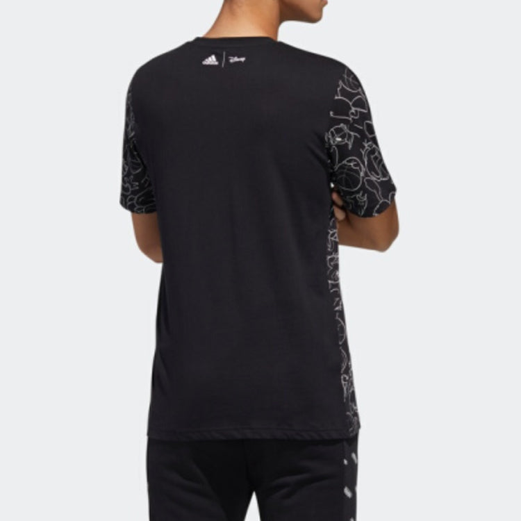 adidas M Dsny Aop T Training Sports Black GD5859