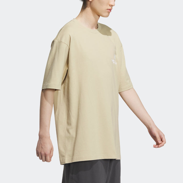 adidas Verbiage Tee 'Beige White' IP3924