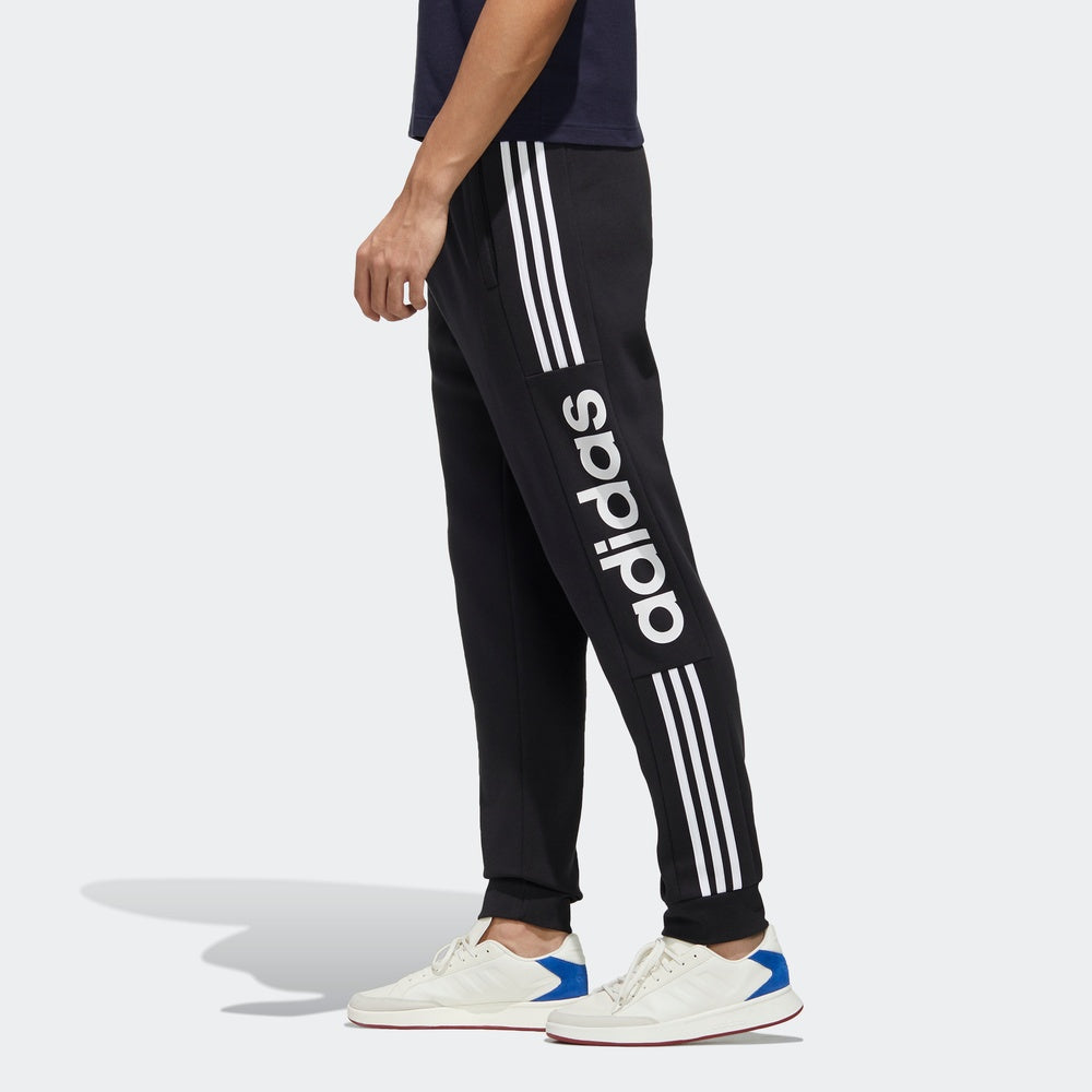Men's adidas Ess Cb Pant Logo Printing Bundle Feet Sports Pants/Trousers/Joggers Black FL0296