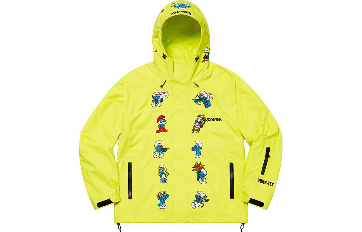 Supreme x Smurfs GORE-TEX Shell Jacket 'Black Blue White' SUP-FW20-015
