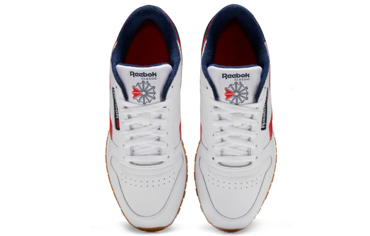 Reebok Classic Leather Sneakers 'White Black Red' EF7827