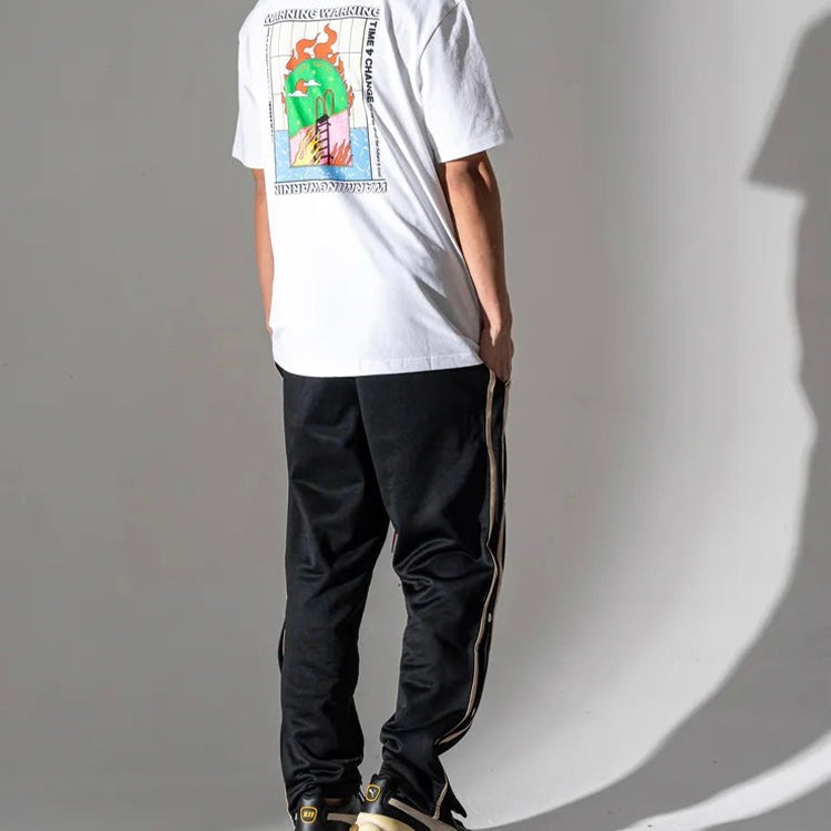 PUMA Back Pattern Printing Short Sleeve White 597337-02