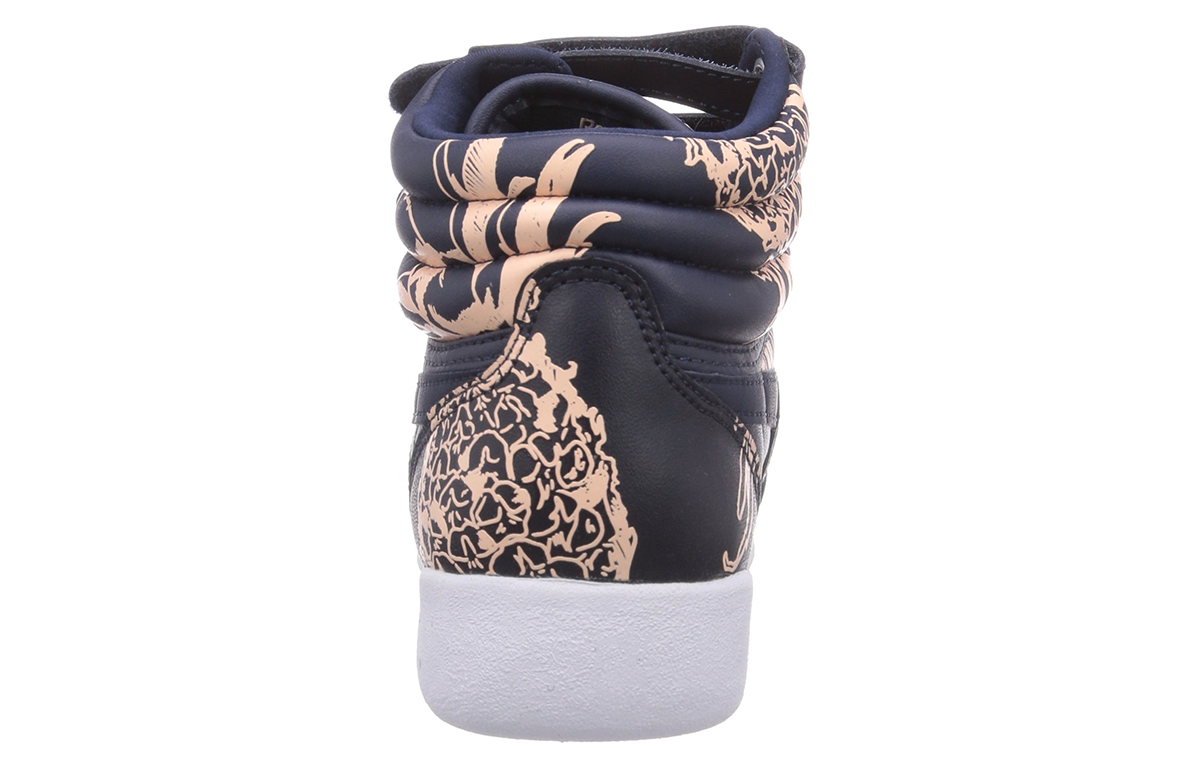 (WMNS) Reebok Freestyle Graphics Hi 'Blue Pink' M45603