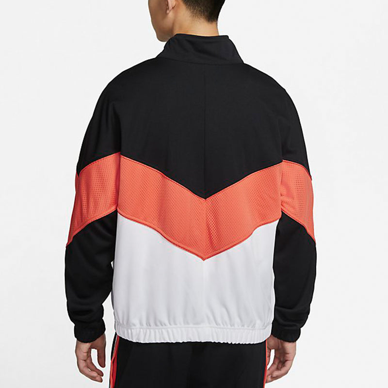 Nike Casual Woven Sports Stand Collar Jacket Black DJ5219-010