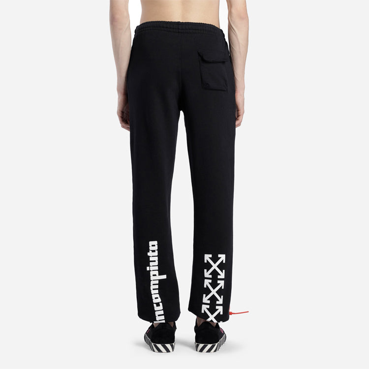 Off-White Mens Mariana de Silva Logo Sweatpants OMCH022E19E300051088