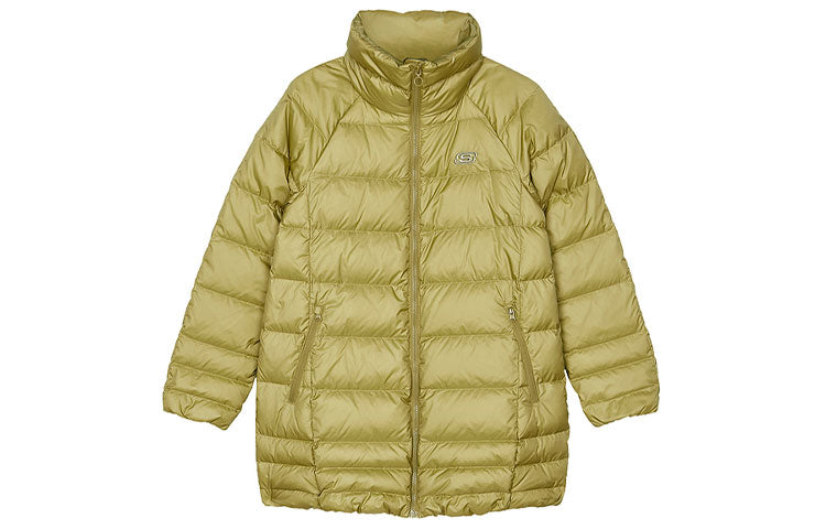 (WMNS) Skechers Casual Long Down Jacket 'Multu-Color' L421W017