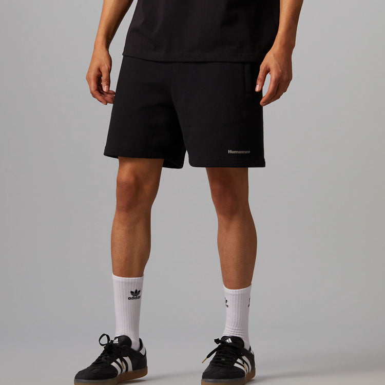 adidas x Pharrell Humanrace Small Logo Shorts 'Black' HJ7065