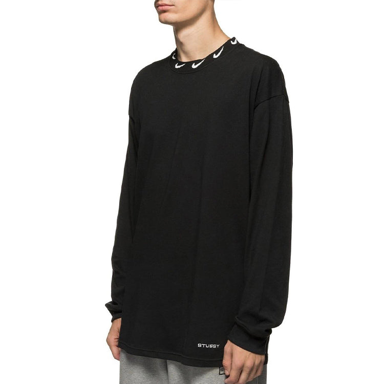 Nike x Stussy NRG BR Long-Sleeve Knit Top 'Black' CT4314-010
