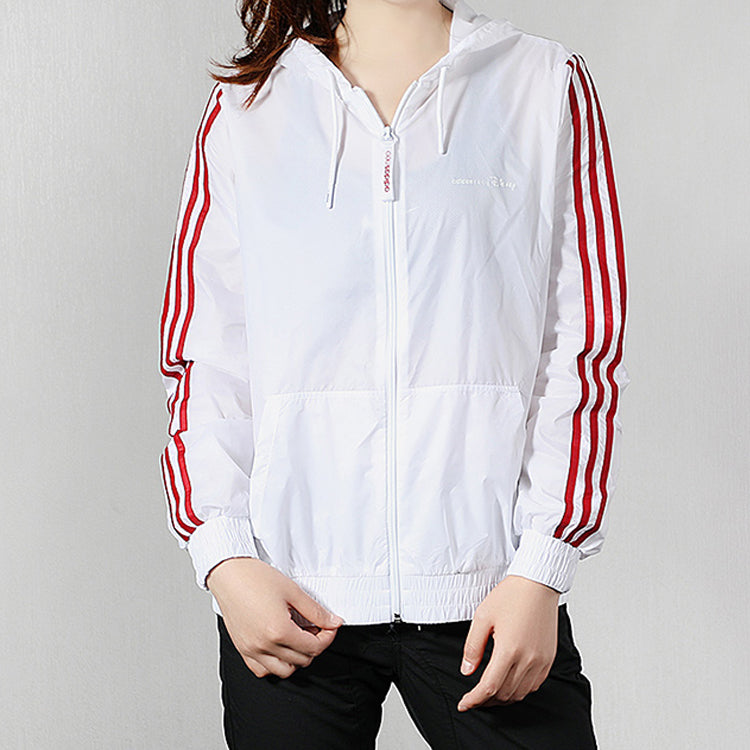 (WMNS) adidas neo MCKY&MNN Windbreaker Jacket White EI4547