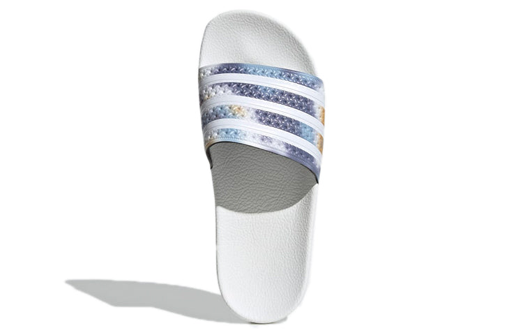 (WMNS) adidas originals Adilette Slides 'White Blue' H00151