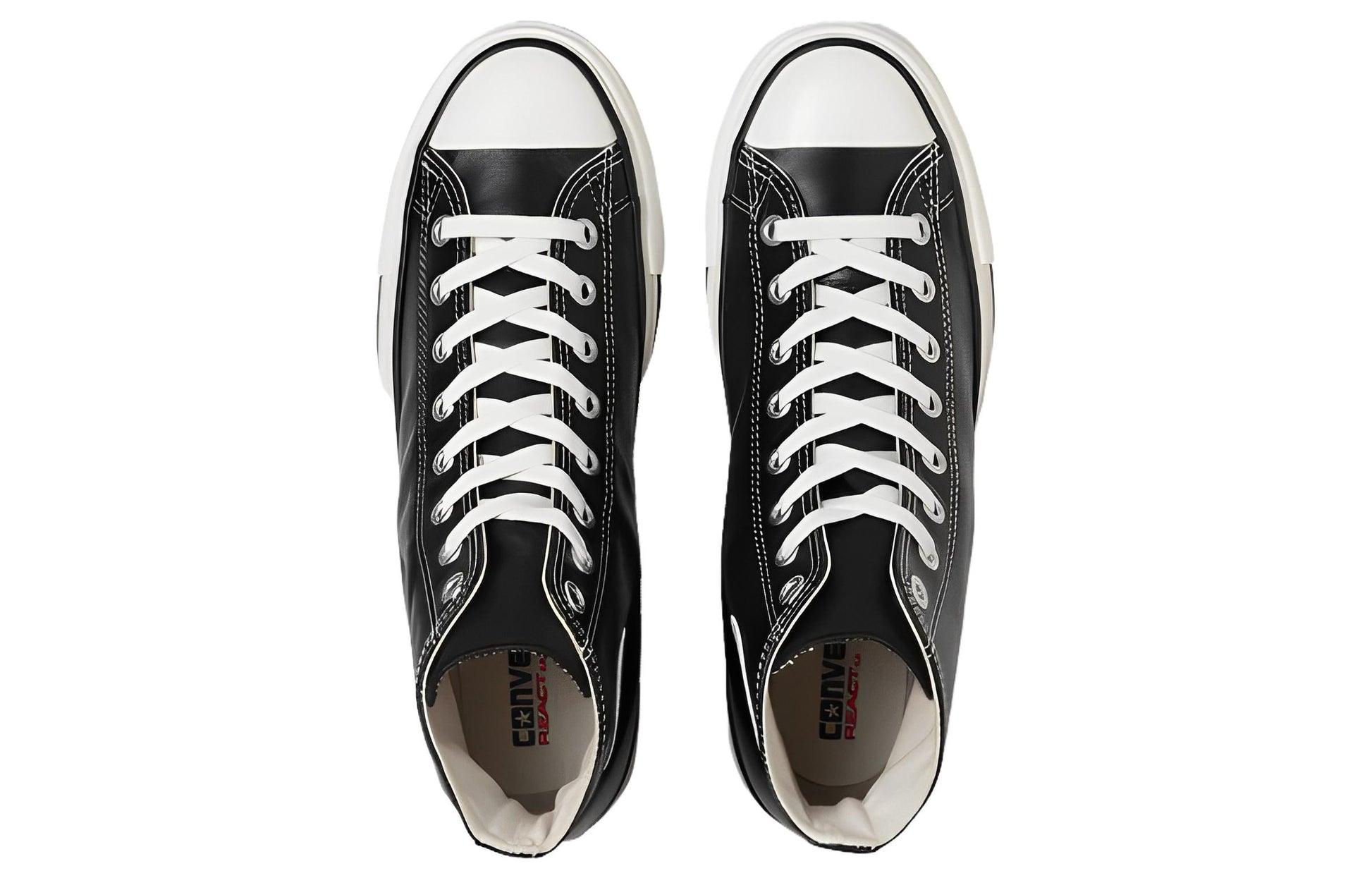 Converse All Star Olive Green Leather High Top 'Black' 31309180