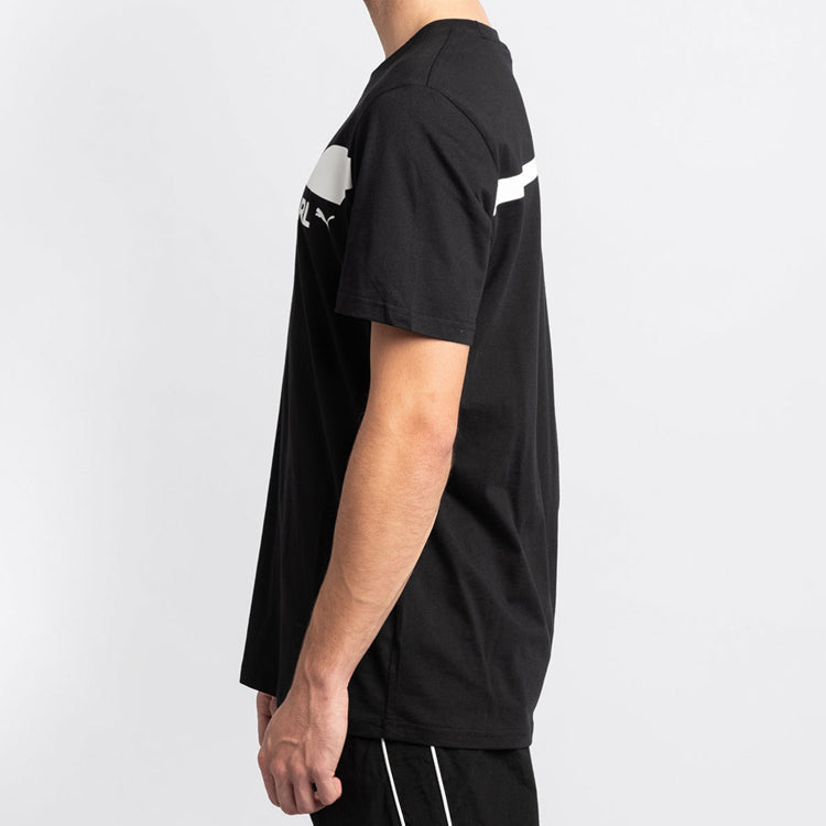 PUMA FENDI Crossover Round Neck Short Sleeve Black 595682-01