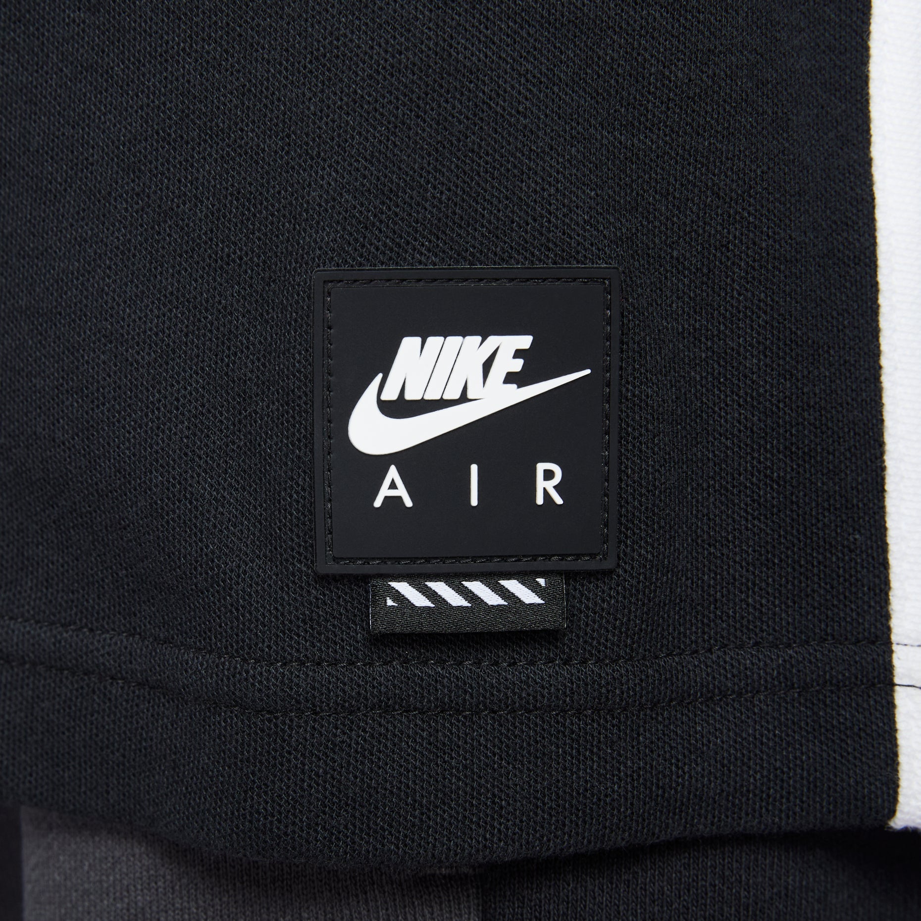 Nike Air Long Sleeve Soccer T-Shirt Asia Sizing 'Black White' HV1321-010