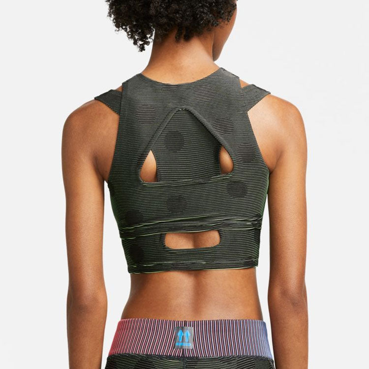 (WMNS) Nike x Off-White Crop Top 'Black Dot' CU2481-010