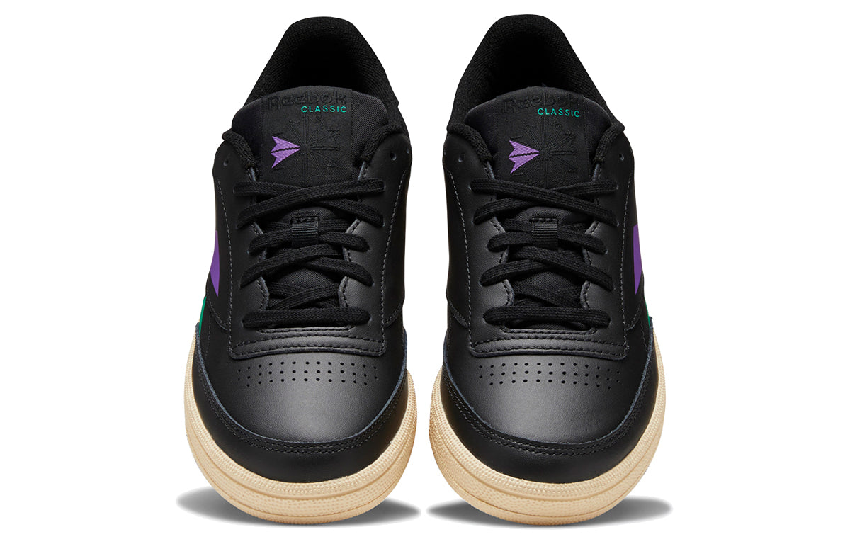 (WMNS) Reebok Club C 85 Black/Purple DV7251