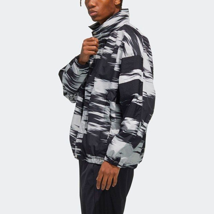adidas Casual Sports Stand Collar Jacket Colorblock FM5452