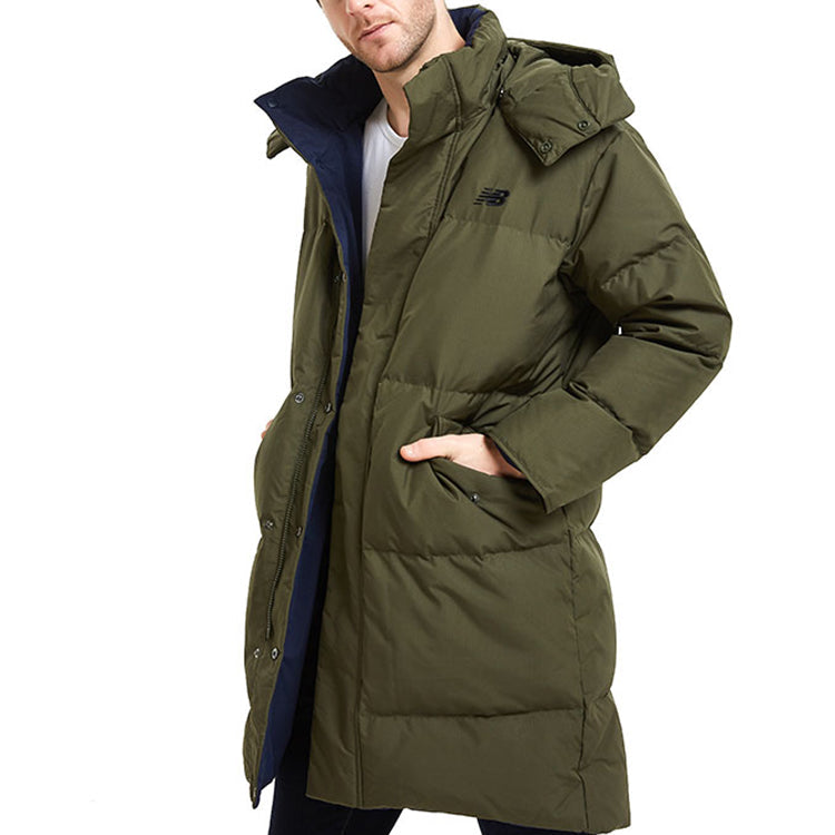 New Balance Reversible Long Puffer Jacket Asia Sizing 'Green' NP847021-KH