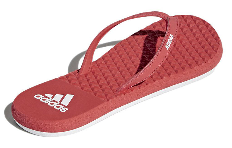 (WMNS) adidas Eezay Soft Thong Sandals Casual Sports Slippers Red CP9874