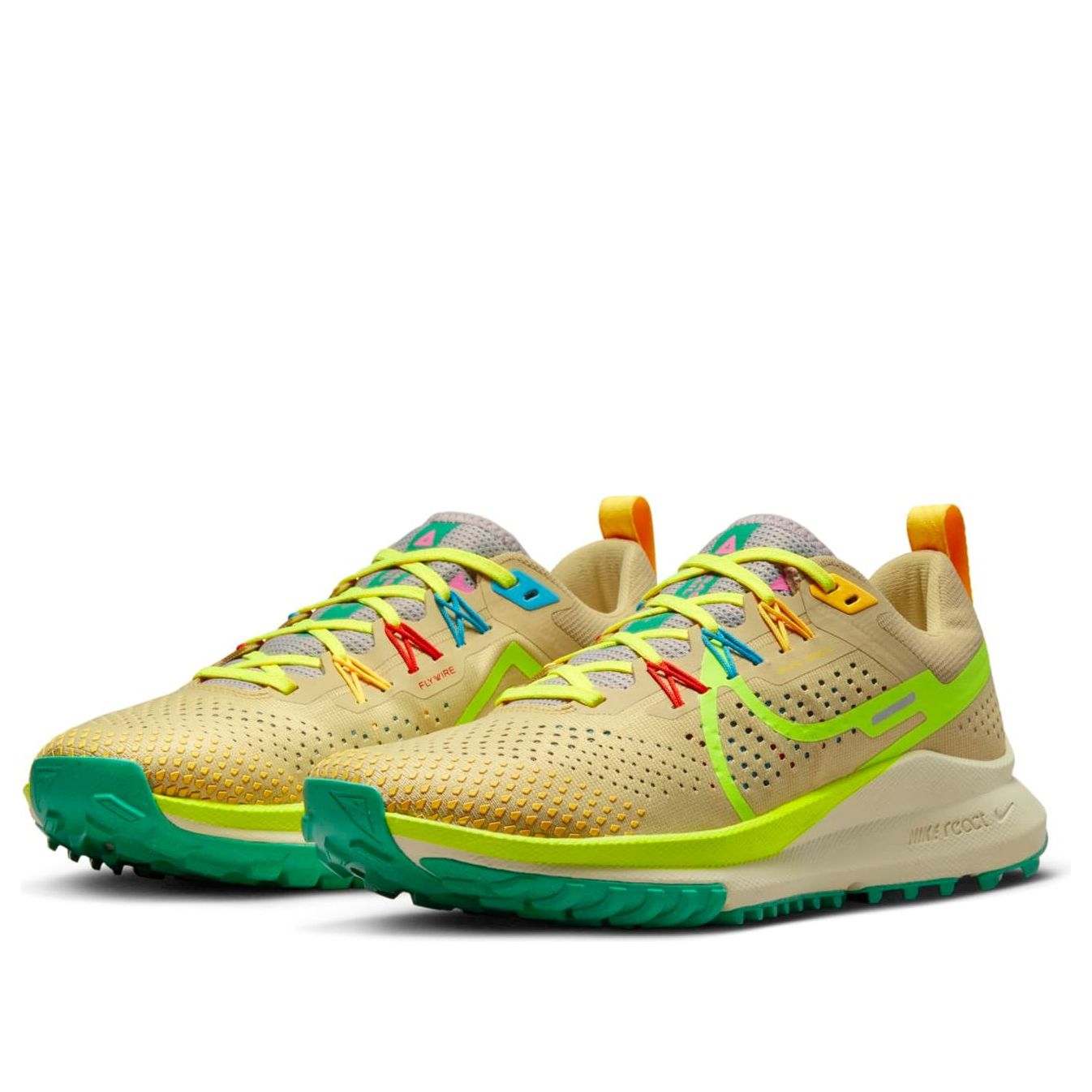 (WMNS) Nike React Pegasus Trail 4 GTX 'Brown Yellow' DJ6159-700