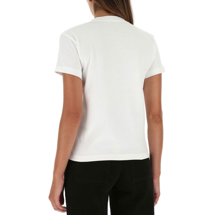 Balenciaga Cotton Printing Short Sleeve White 612964TJVD69000