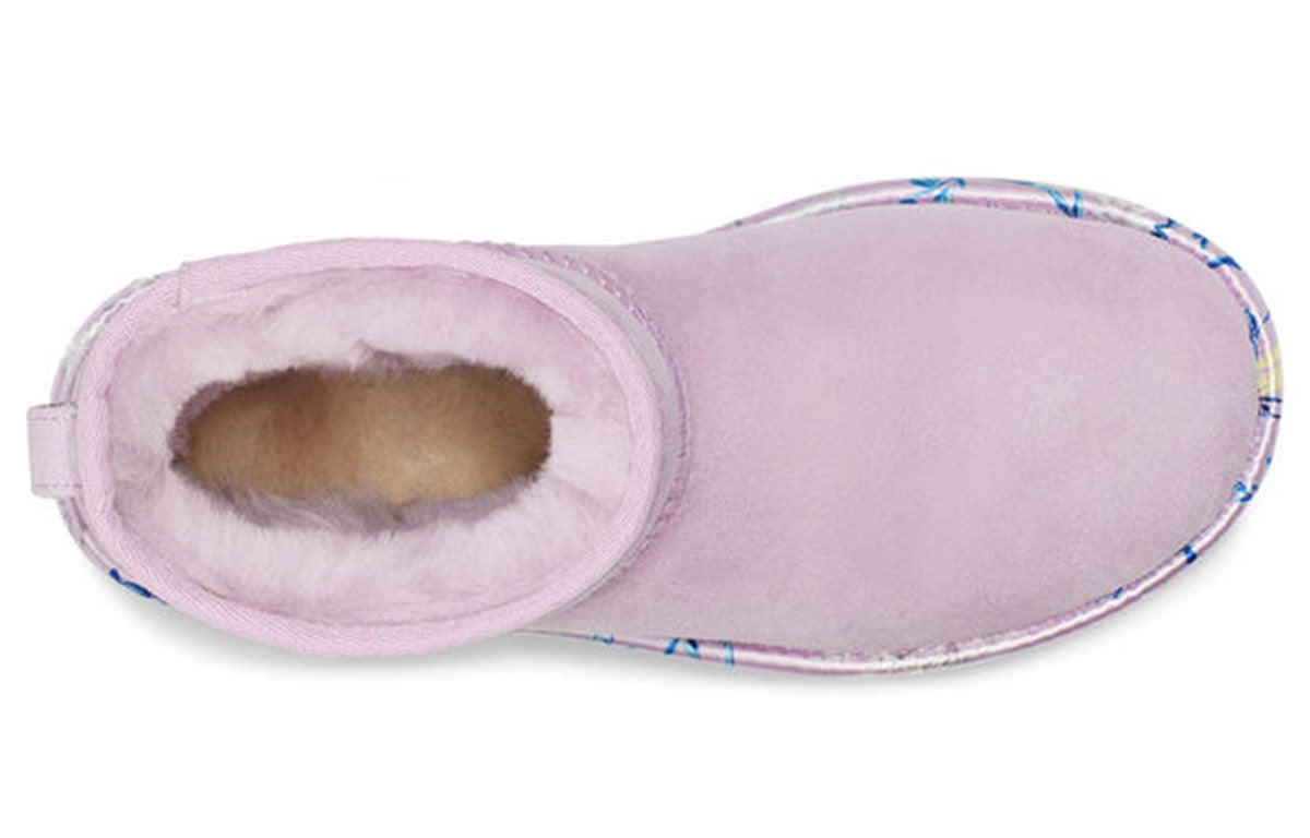 (WMNS) UGG Classic Mini Floral Pink Red 1111093-CATR