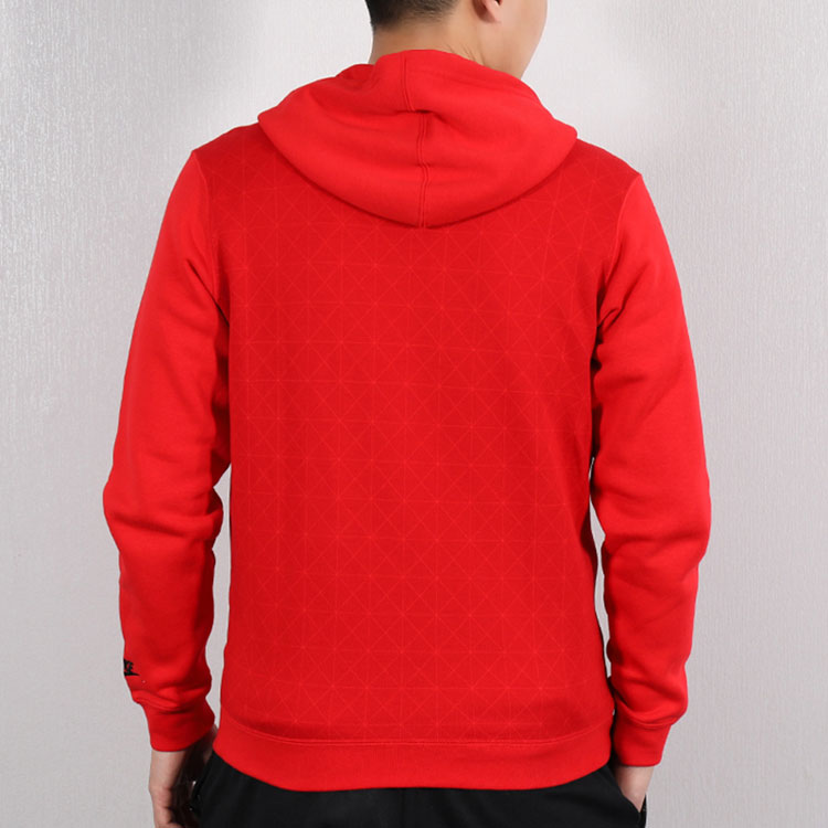 Nike Big Swoosh LOGO Large Hooded Jacket Red BV5822-650