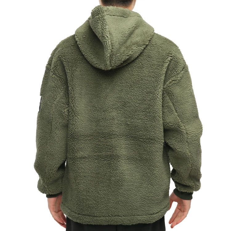 PUMA Classics Winter Sherpa Hoodie Jacket 'Olivegreen' 530271-64