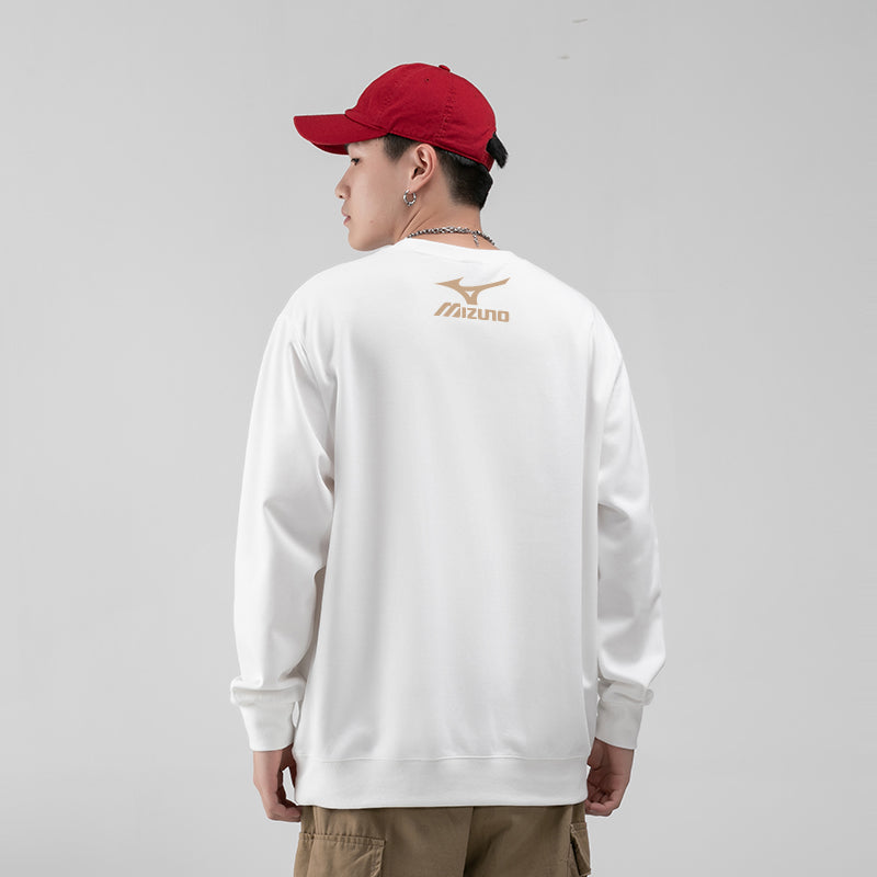 Mizuno Graphic Casual Long Sleeve T-shirt 'White' A2CA2A80