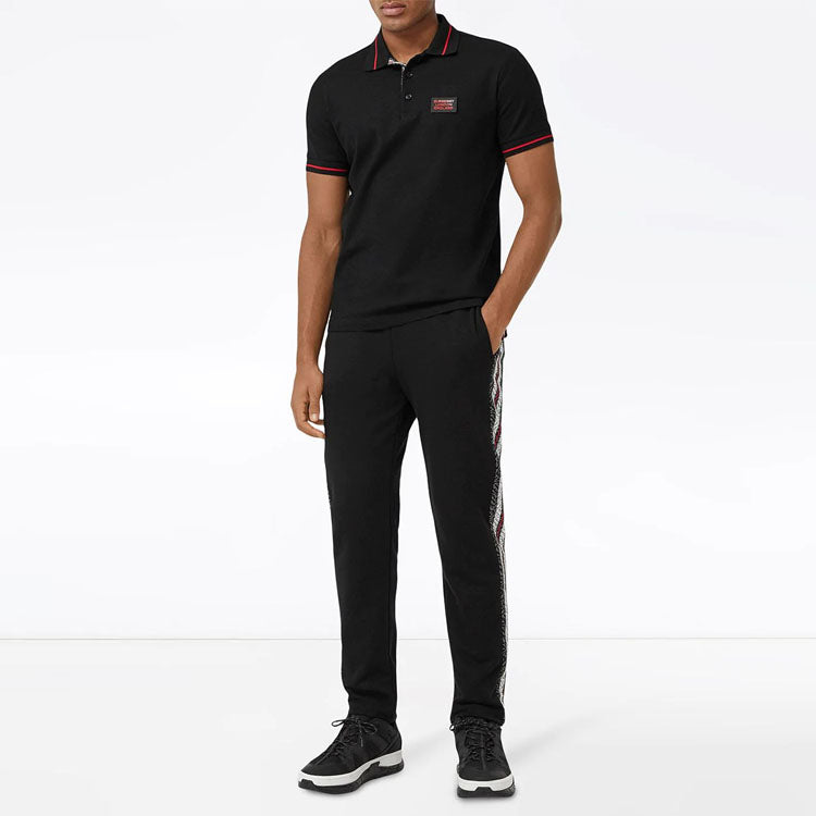 Burberry Short Sleeves Polo Shirt 'Black' 80259721