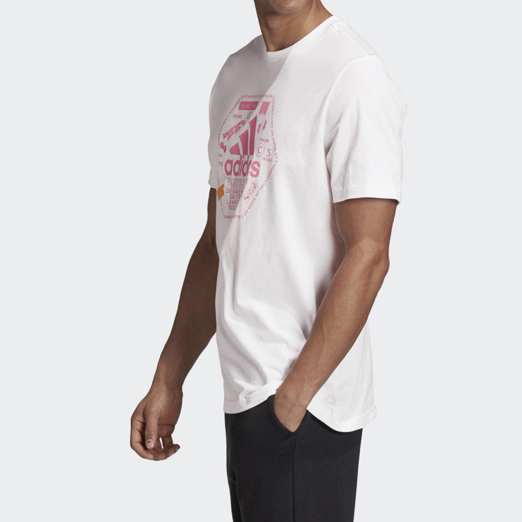 adidas Snack Bos 1 Printing Short Sleeve White GE4657