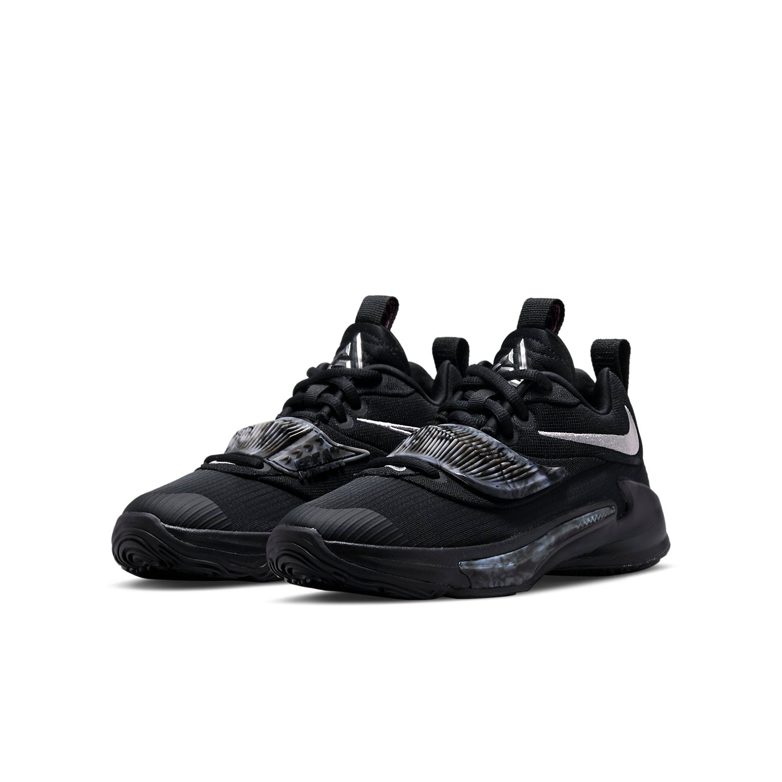 (GS) Nike Zoom Freak 3 'Black Metallic Silver' DB4158-002