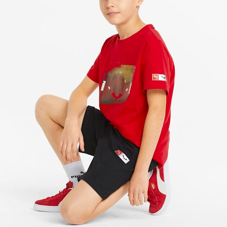 (GS) PUMA X Batman Shorts 'Black' 533233-01