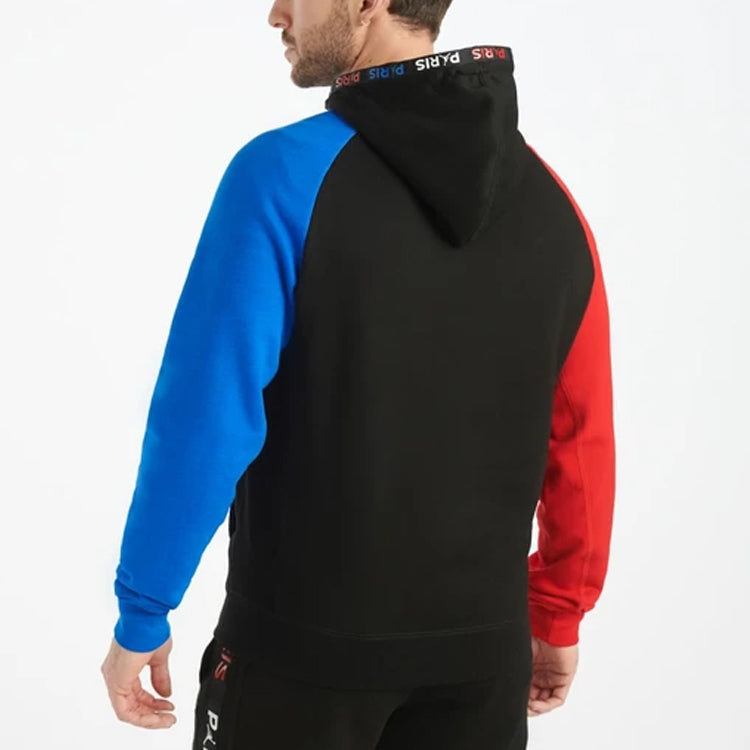 Pre-Owned Air Jordan x Paris Saint-Germain Fleece Full Zip Hoodie 'Black' BQ8346-011