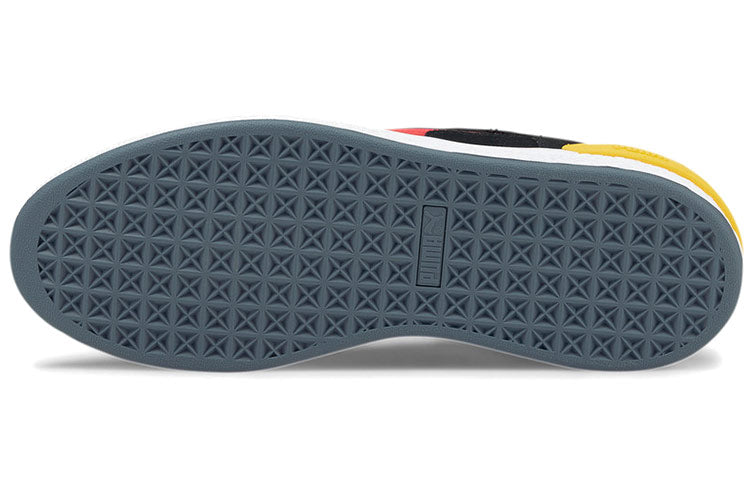 PUMA Suede Bloc 'Black Yellow Red' 381183-03