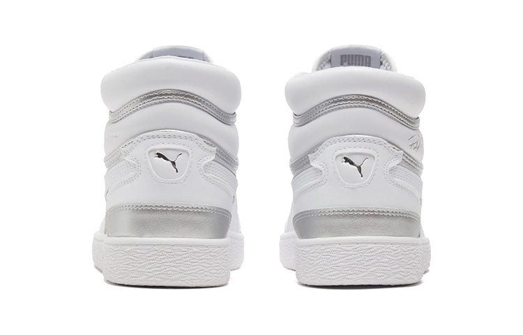 (WMNS) PUMA Ralph Sampson Mid Metal 'White Silver' 374662-01