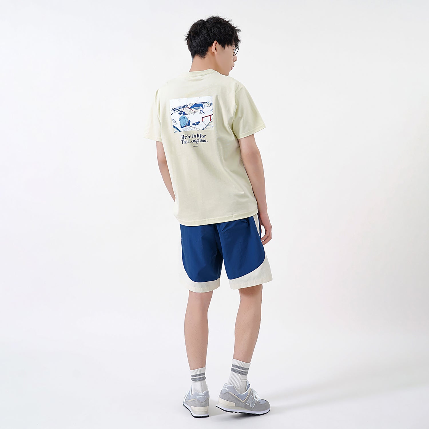 New Balance x ANB Sport T-Shirt Asia Sizing 'Green' AMT22376-CIW