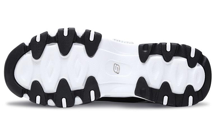 (WMNS) Skechers D lites 2.0 Sneaker Black/White/Grey 99999693-BKW