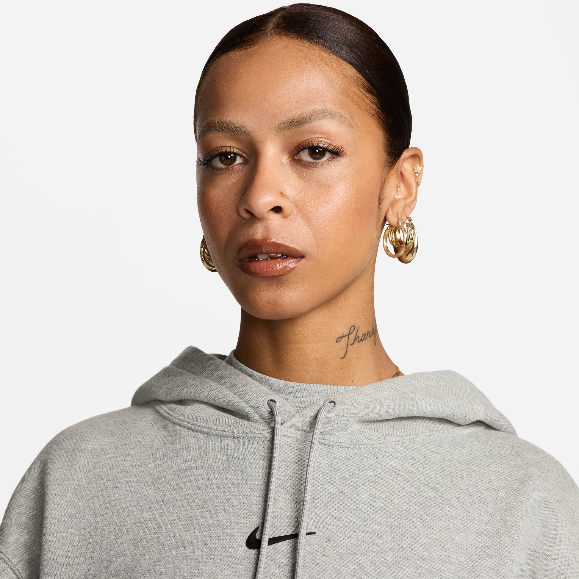 Nike x NOCTA Drake Fleece CS Hoodie Asia Sizing 'Dark Grey Heather' FN7660-063