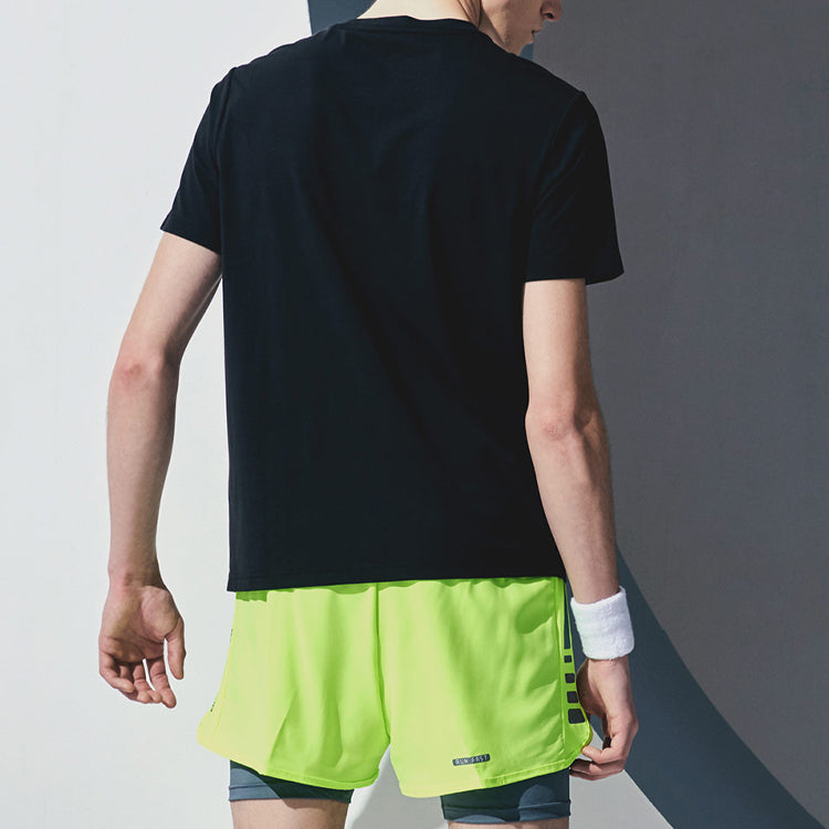 FILA Alphabet Printing Short Sleeve Black A11M022103F-BK