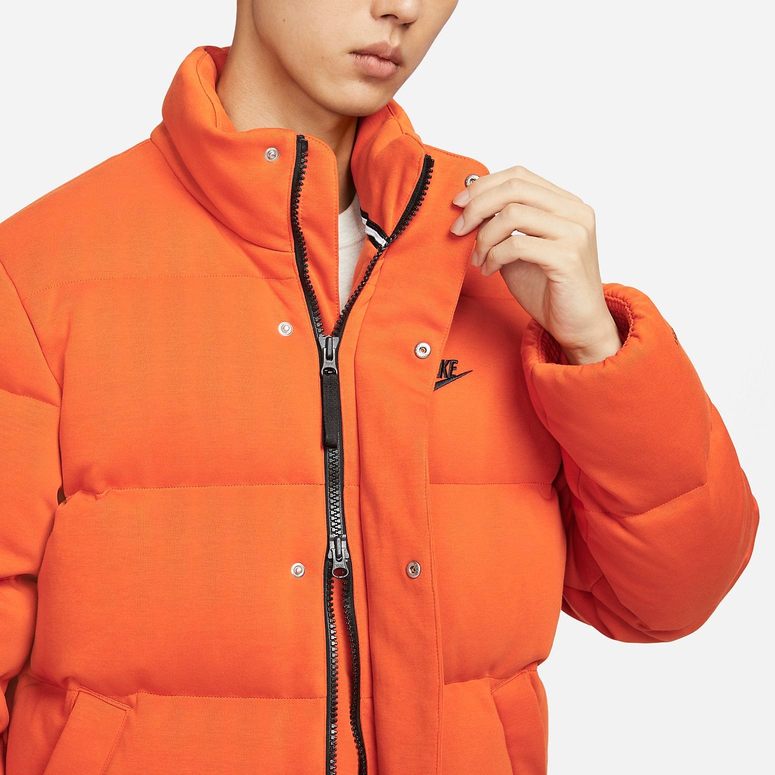 Nike Sportswear Oversized Padded Jacket 'Orange' FB7855-893