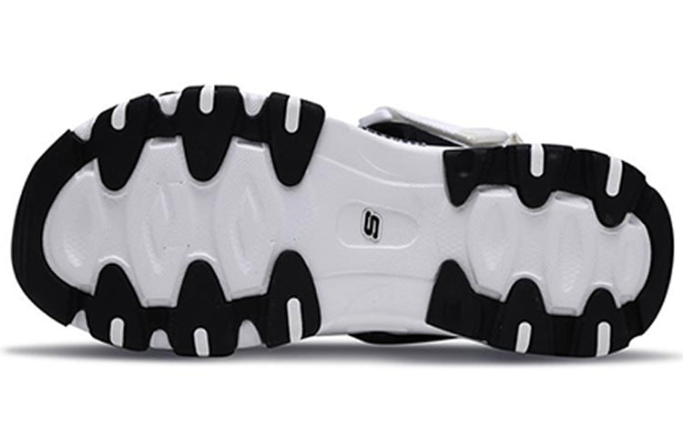 (WMNS) Skechers D'Lites 2.0 Sandals White 88888160-WBK