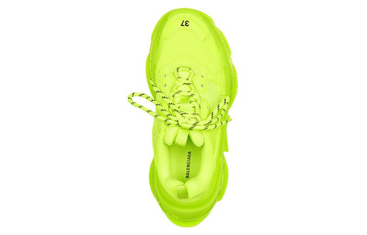 (WMNS) Balenciaga Triple S 'Fluo Yellow' 544351W2FF17320