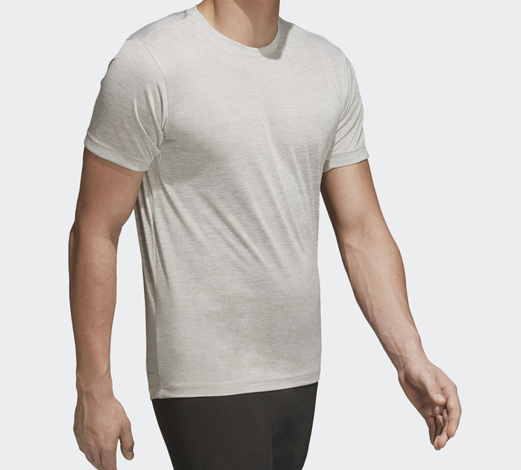 adidas FreeLift gradi Training Sports Short Sleeve Gray CZ5431